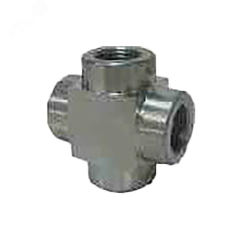 Изображение товара Разветвитель крестообразный 3/8 дюйм NPTF, 700 бар, NRX38 (шт)