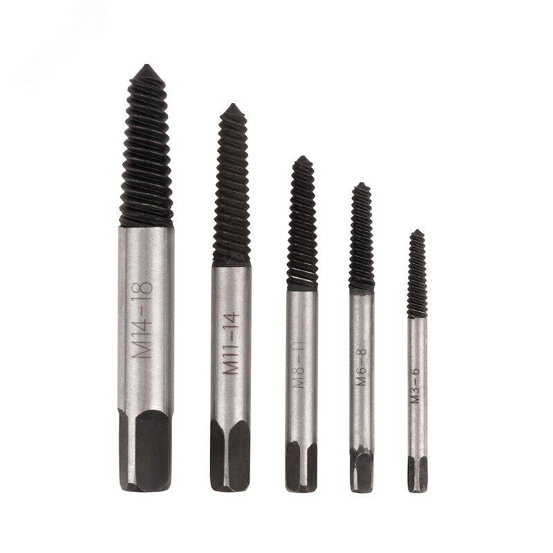 Изображение товара Набор экстракторов M3-М18, 5 предметов (шт)