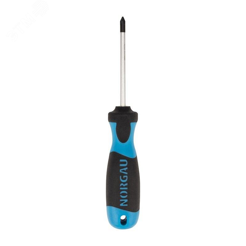 Изображение товара Отвертка крестовая PH1 N260-PH1x80 NORGAU высококачественная сталь эргономическая рукоятка