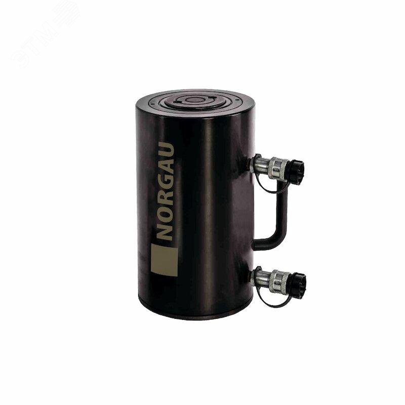 Изображение товара Цилиндр гидравлический алюминиевый двустороннего действия 50 тонн, ход штока 100 мм, NCOL50-100 (шт)