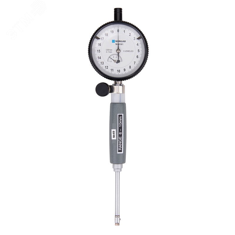 Изображение товара Нутромер индикаторный 6-10 мм 0.001 мм NBG-1001 NORGAU