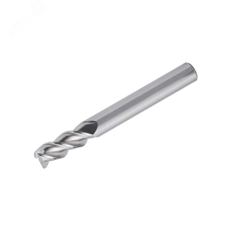 Изображение товара Фреза концевая высокопроизводительная по металлу 16 мм, R0.5, Z3, VHM (шт)