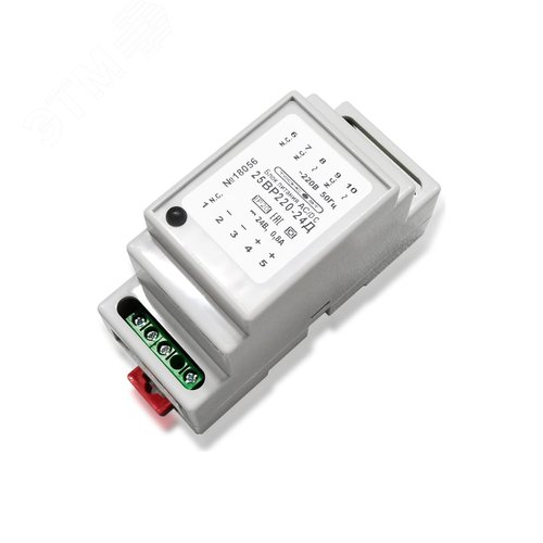 Изображение товара Блок питания на DIN-рейку 25ВР220-24Д 24В 0,8А (шт)