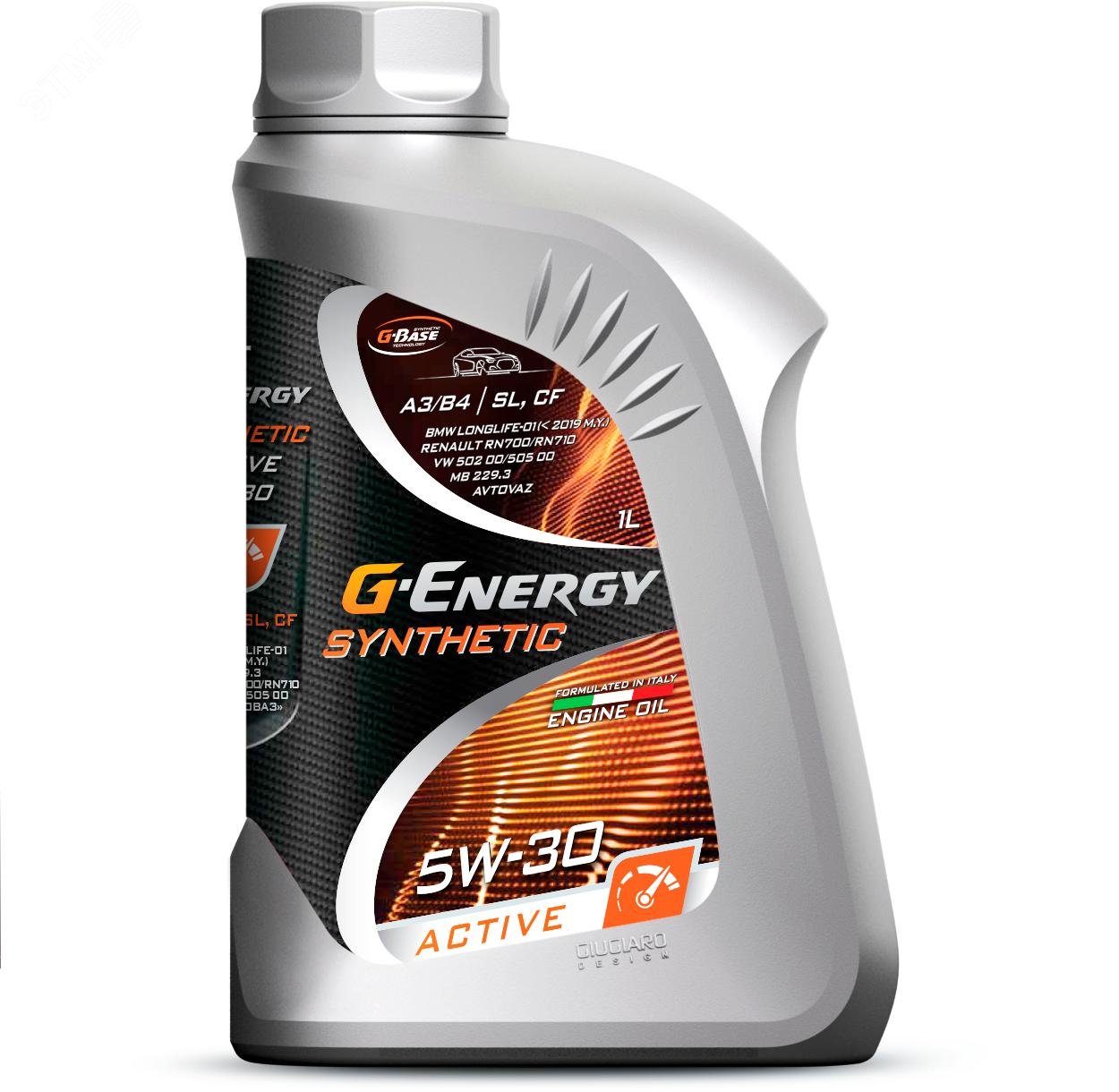 Изображение товара Масло моторное G-Energy Synthetic Active 5W-30 API SL/CF, ACEA A3/B4 (1 л) (шт) Изображение товара Масло моторное G-Energy Synthetic Active 5W-30 API SL/CF, ACEA A3/B4 (1 л) (шт)