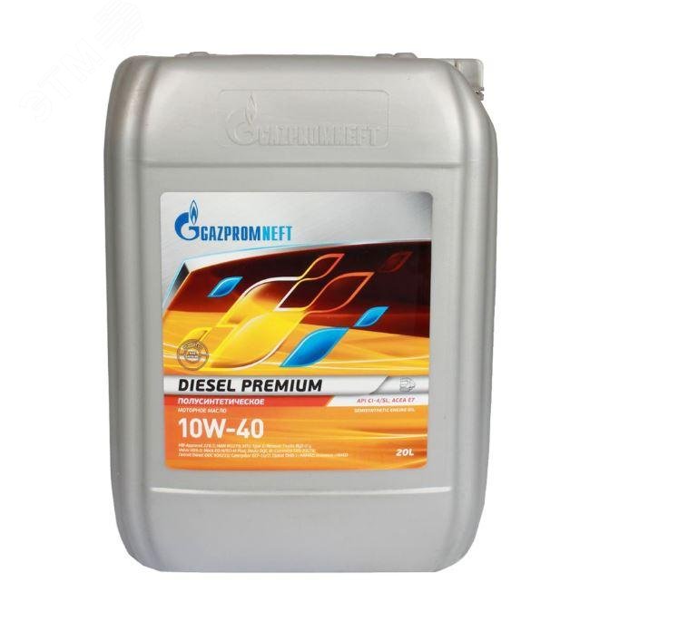Изображение товара Газпромнефть Дизель Премиум 10W-40 канистра 20л для дизельных двигателей