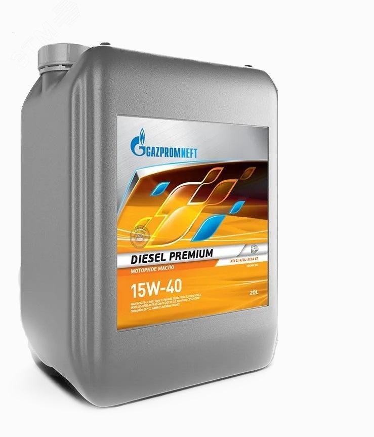 Изображение товара Gazpromneft Diesel Premium 15W-40 моторное масло 20л канистра