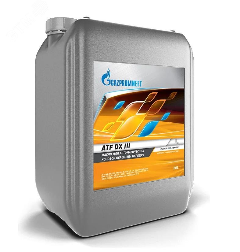 Изображение товара Масло трансмиссионное Gazpromneft G-Box ATF DX III 20л (шт)