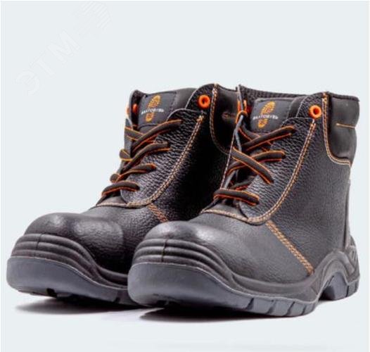 Изображение товара Ботинки кожаные термостойкие с поликарбонатным подноском для защиты от термических рисков электрической дуги арт.БОТ.001, р. 43 (пар)