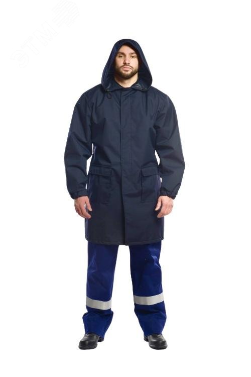 Изображение товара Плащ термостойкий для защиты от термических рисков электрической дуги, от воды (3 класс защиты) ПТв 644 W, до 28,2 кал/см2, размер 96-100/158-165 (шт)