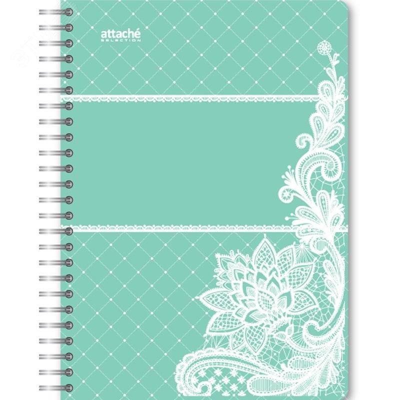 Изображение товара Бизнес-тетрадь Attache Selection Амели А5 60 листов в клетку на спирали (150х210 мм) (шт)