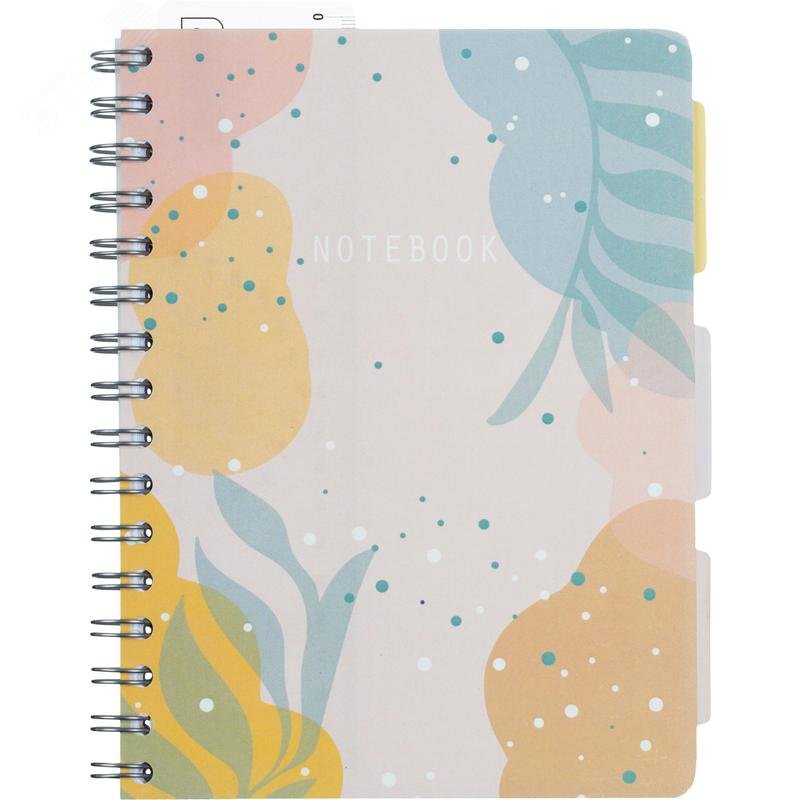 Изображение товара Бизнес-тетрадь Attache Selection Flora А5 на спирали 120 листов