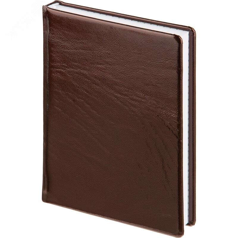 Изображение товара Ежедневник недатированный Attache Selection Gloss натуральная кожа А5 160 листов коричневый (шт)