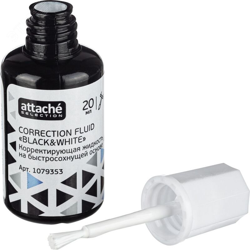Изображение товара Корректирующая жидкость Attache Selection Black&White 20 мл