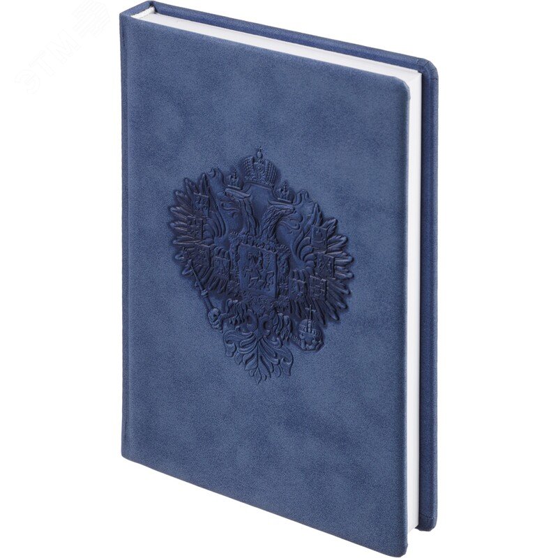 Изображение товара Ежедневник недатированный Attache Selection Animals искусственная кожа Soft Touch А5 160 листов синий (шт)