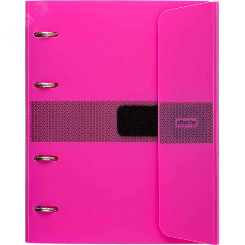 Изображение товара Бизнес-тетрадь Attache Selection A5 120 листов розовая в клетку с резинкой