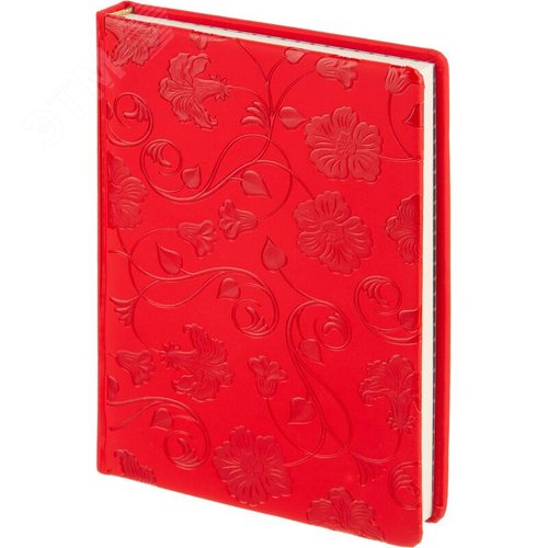 Изображение товара Ежедневник недатированный Attache Selection Campanula искусственная кожа Soft Touch А5 160 листов красный (шт)