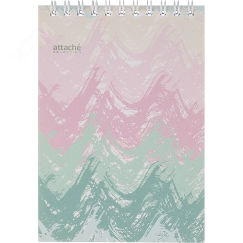 Изображение товара Блокнот Attache Selection Pastel A6 60 листов разноцветный в клетку на спирали (101x145 мм) (шт)