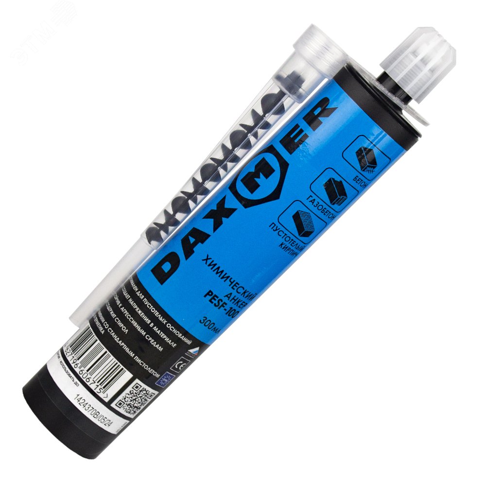 Изображение товара Анкер химический Daxmer PESF 300 мл для строительных работ