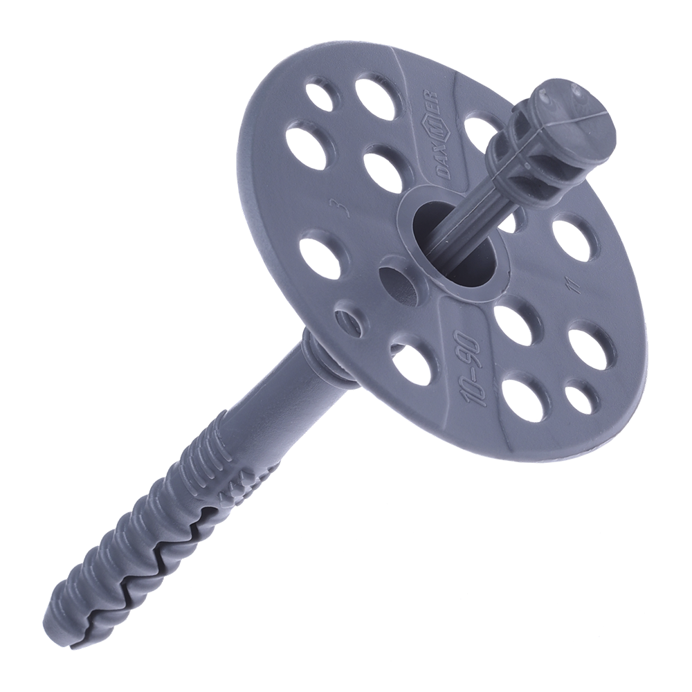 Дюбель для теплоизоляции 10х90 Daxmer IZO с пластиковым гвоздем