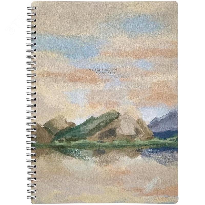 Изображение товара Бизнес-тетрадь Be Smart View А4 96 листов в клетку на спирали (обложка с рисунком, матовая ламинация) (шт)