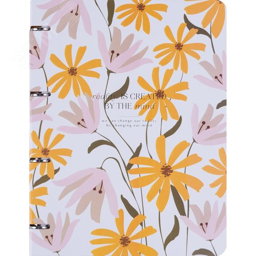 Изображение товара Тетрадь на кольцах со сменным блоком Be Smart April А4 120 листов с рисунком в клетку с перфорацией, матовая ламинация (шт)