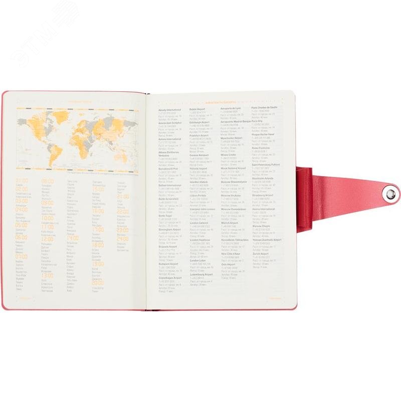 Изображение товара Ежедневник недатированный Bruno Visconti Primavera искусственная кожа А5 136 листов красный (шт)