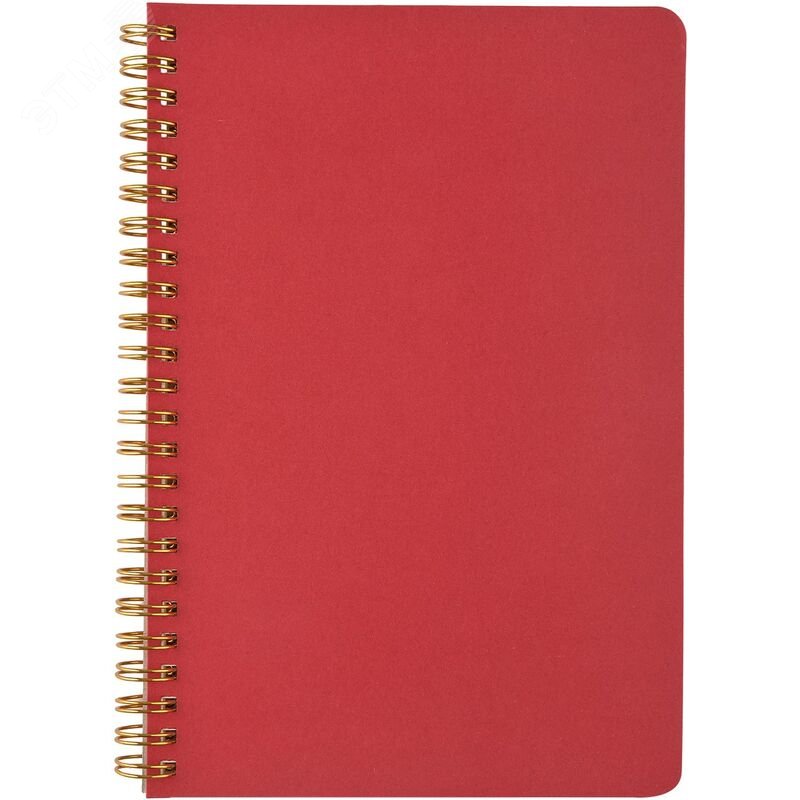 Изображение товара Бизнес-тетрадь Bruno Visconti Pragmatic A5 60 листов красная в клетку на спирали (138x210 мм) (шт)