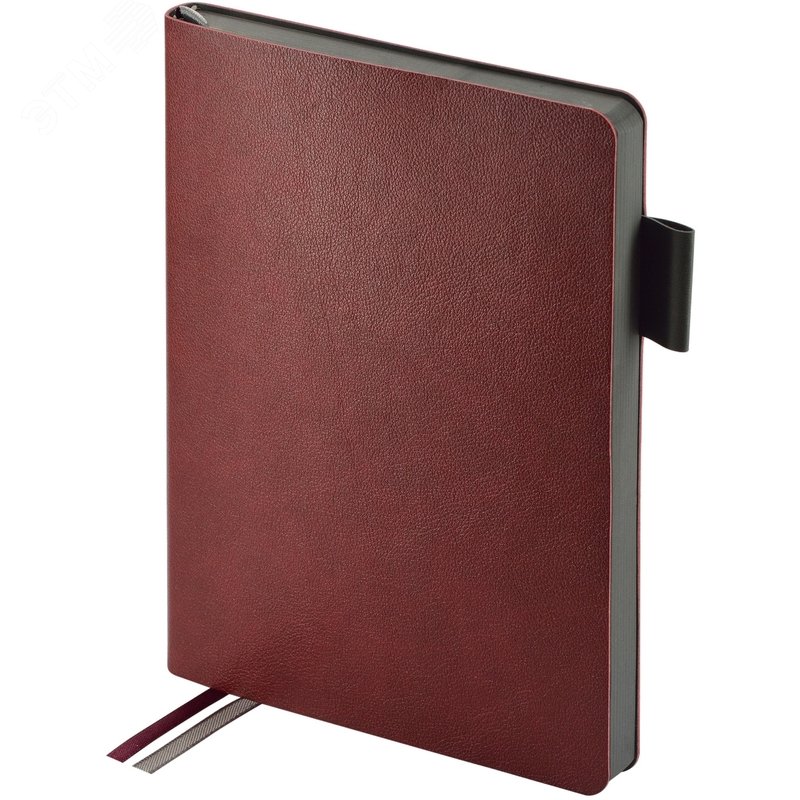 Изображение товара Ежедневник недатированный Bruno Visconti Boston искусственная кожа А5 136 листов бордовый (серый обрез) (шт)