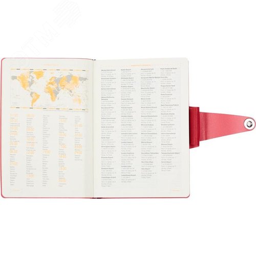 Изображение товара Ежедневник недатированный Bruno Visconti Primavera искусственная кожа А5 136 листов красный (шт)