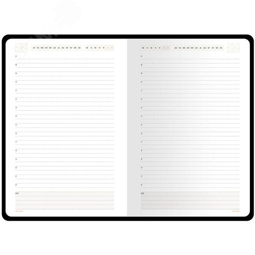 Изображение товара Ежедневник недатированный Bruno Visconti Mercury искусственная кожа A5 136 листов коричневый (оранжевый обрез) (шт)