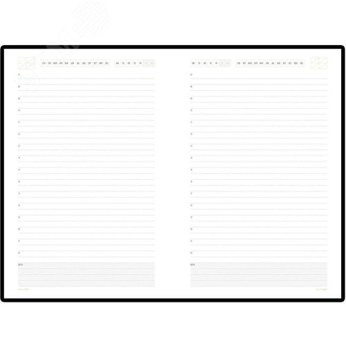 Изображение товара Ежедневник недатированный Bruno Visconti Mercury искусственная кожа A5 136 листов синий (оранжевый обрез) (шт)