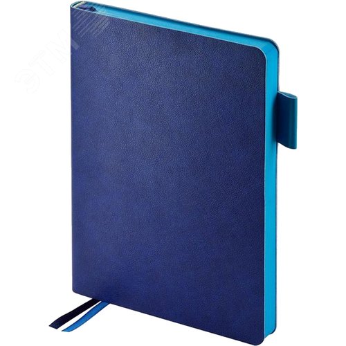 Изображение товара Ежедневник недатированный Bruno Visconti Boston искусственная кожа А5 136 листов синий (голубой обрез) (шт)