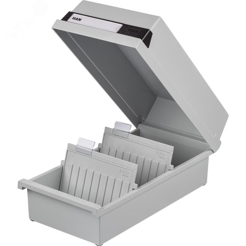 Изображение товара Картотека Han А6 на 1300 карточек, закрытая, 360x177x140 мм