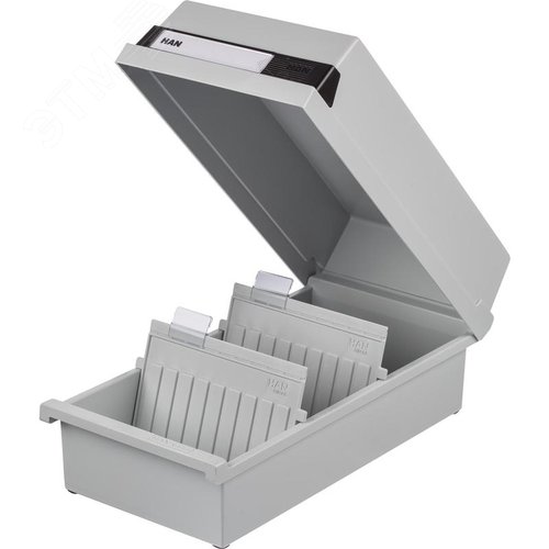 Изображение товара Картотека для карточек Han А6 на 1300 карточек (360x177x140 мм, закрытая) (шт)