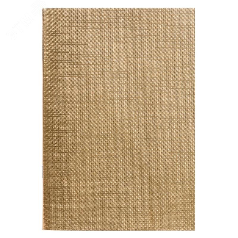 Изображение товара Бизнес-тетрадь Hatber Metallic А4 96 листов золотистая в клетку на скрепке (210x297 мм) (шт)