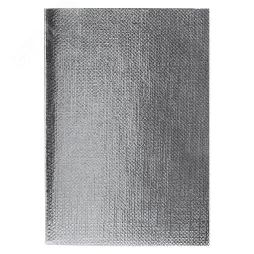 Изображение товара Бизнес-тетрадь Hatber Metallic A4 48 листов серебристая в клетку на скрепках (210x297 мм) (шт)