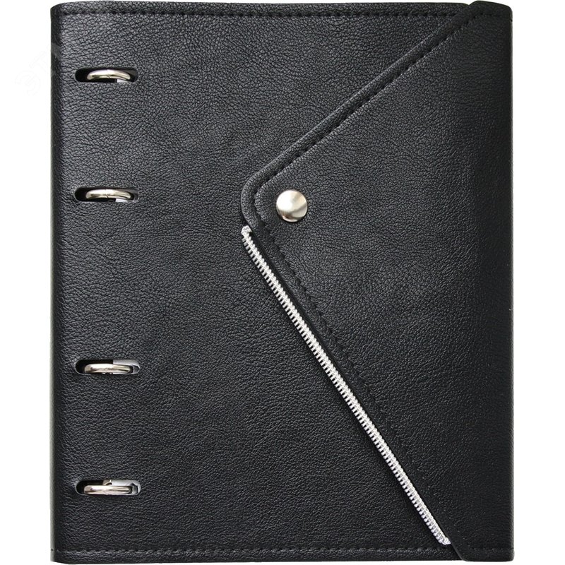 Изображение товара Бизнес-тетрадь Infolio Study Grunge А5 120 листов черная в клетку