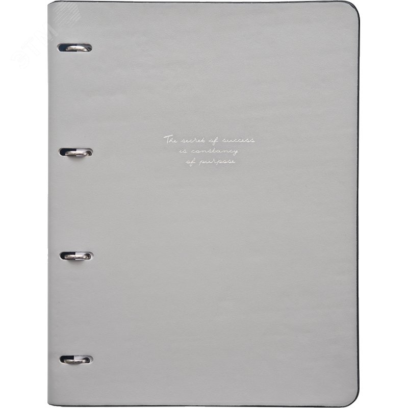 Изображение товара Тетрадь на кольцах со сменным блоком Infolio Study Quote А4 120 листов серый