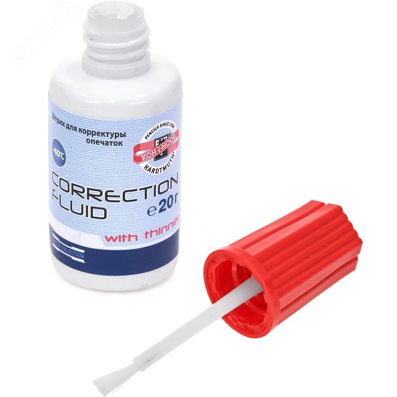 Изображение товара Корректирующая жидкость Koh-i-Noor быстросохнущая 20 мл