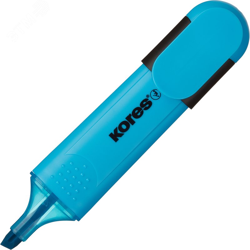 Изображение товара Текстовыделитель Kores Bright Liner Plus синий (толщина линии 0.5-5 мм) (шт) Изображение товара Текстовыделитель Kores Bright Liner Plus синий (толщина линии 0.5-5 мм) (шт)