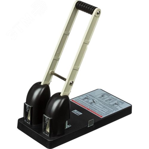 Изображение товара Дырокол мощный KW-Trio до 150 листов черный с линейкой (шт)