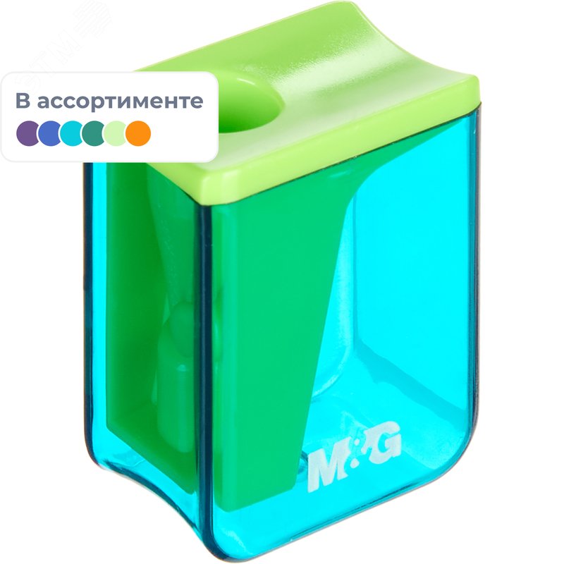 Изображение товара Пластиковая точилка для карандашей M&G с контейнером 8 мм