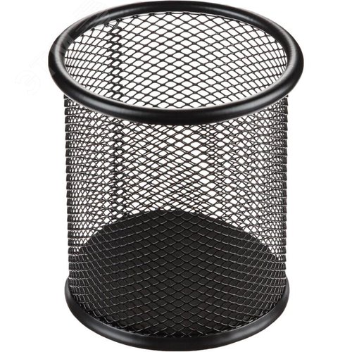 Изображение товара Подставка-стакан для канцелярских принадлежностей M&G черная 8,4 х 8,4 х 10 см (шт)