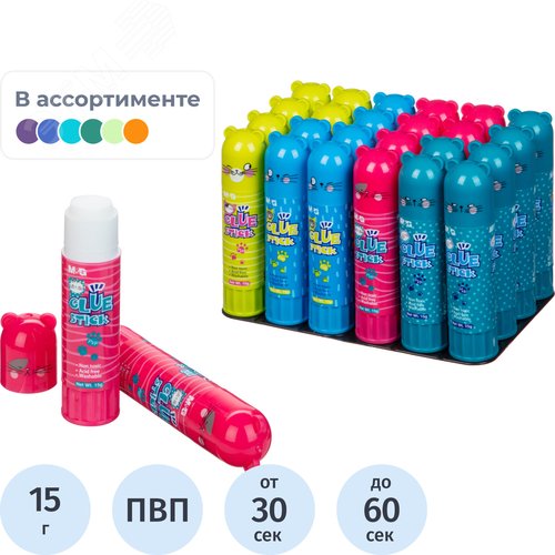 Изображение товара Клей-карандаш M&G So Many Cats 15 г (шт)