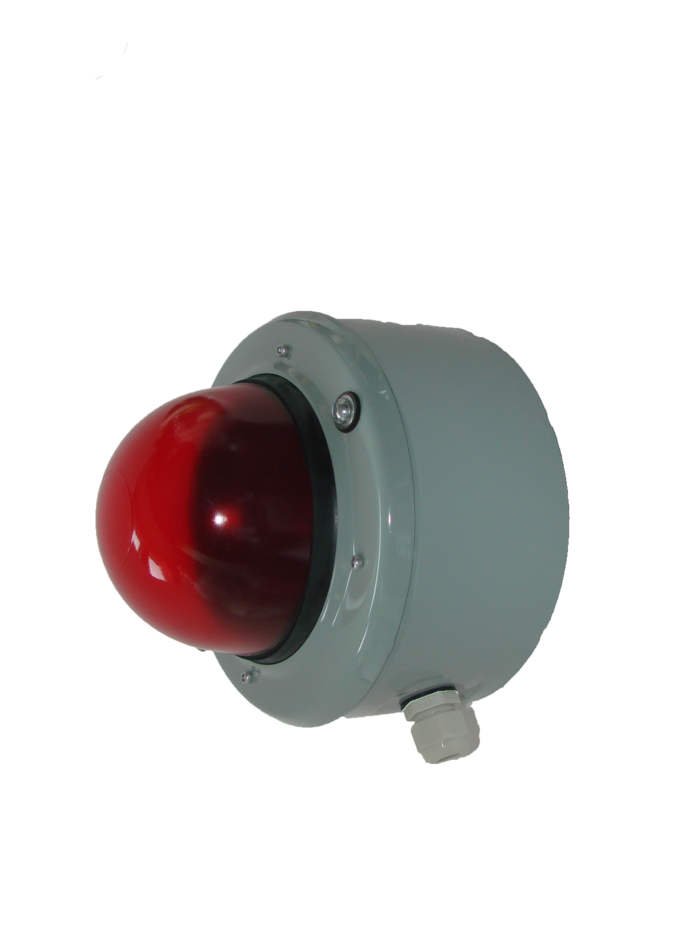 Светофор СС-56 У2 красный с решеткой IP5  15Вт Лампа накаливания  ГСТЗ