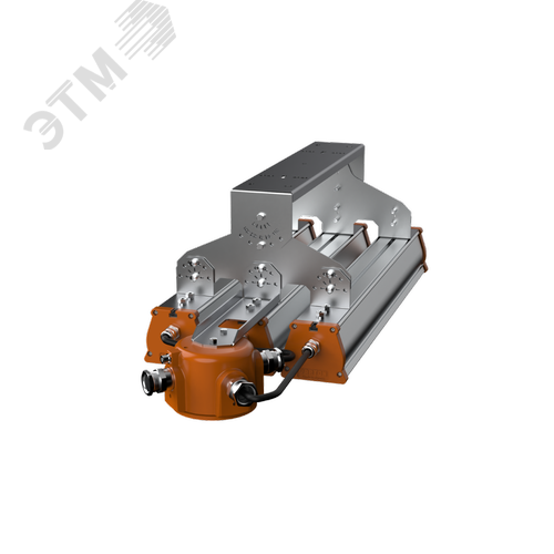Светильник светодиодный взрывозащищённый Iron GL 1Ex-144-FA-1хCGM20UNPM-07-3-DALI, CRI80, 4000K, КСС Д, Лира 90 град, Ввод М20х1,5 под небронированный кабель d:6,2-11,7мм IP68 латунь никелированная - 1шт - фото 2