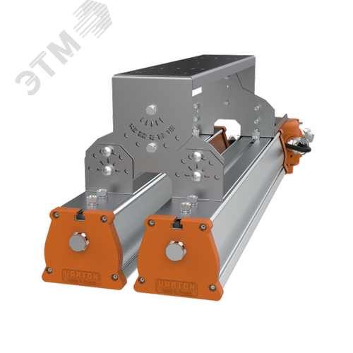 Светильник взрывозащищённый Iron GL 1Ex-96-TR-2хCGM20ANPM-07-2-DALI, CRI80, 4000K, КСС Д, Лира 90°,  Ввод М20х1,5 для бронированного кабеля d:6,2-11,5мм D:9,6-15,9мм IP68 Латунь никелированная - 2шт. - фото 2