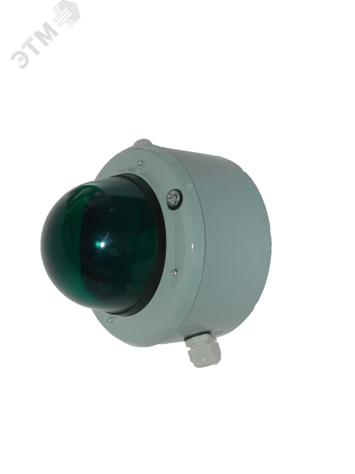 Изображение товара Светофор СС-56 У2 зелёный IP54 60 Вт лампа накаливания Арматура светосигнальная