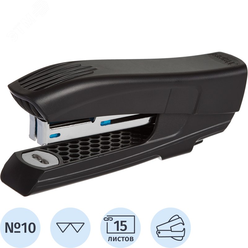 Изображение товара Степлер Maped Greenlogic Эко до 15 листов черный (скобы № 10, с антистеплером) (шт)