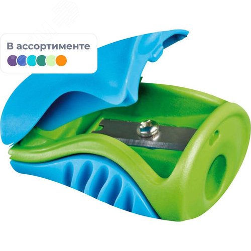 Изображение товара Точилка для карандашей Boogy с контейнером пластиковая (63311) (шт)